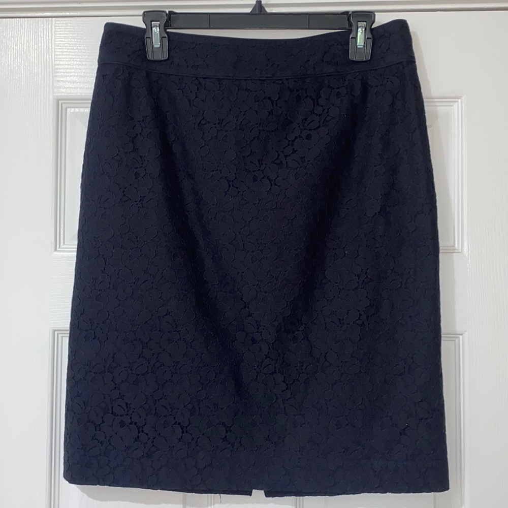 Talbots Floral Lace Skirt